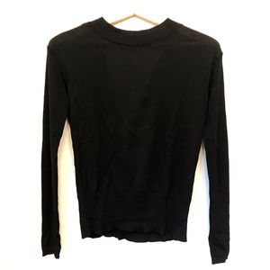 Max Mara, virgin wool sweater, black